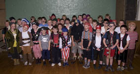 Cubs from the 29th Glasgow dressed as Pirates